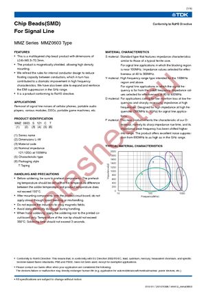 MMZ0603S800C datasheet  